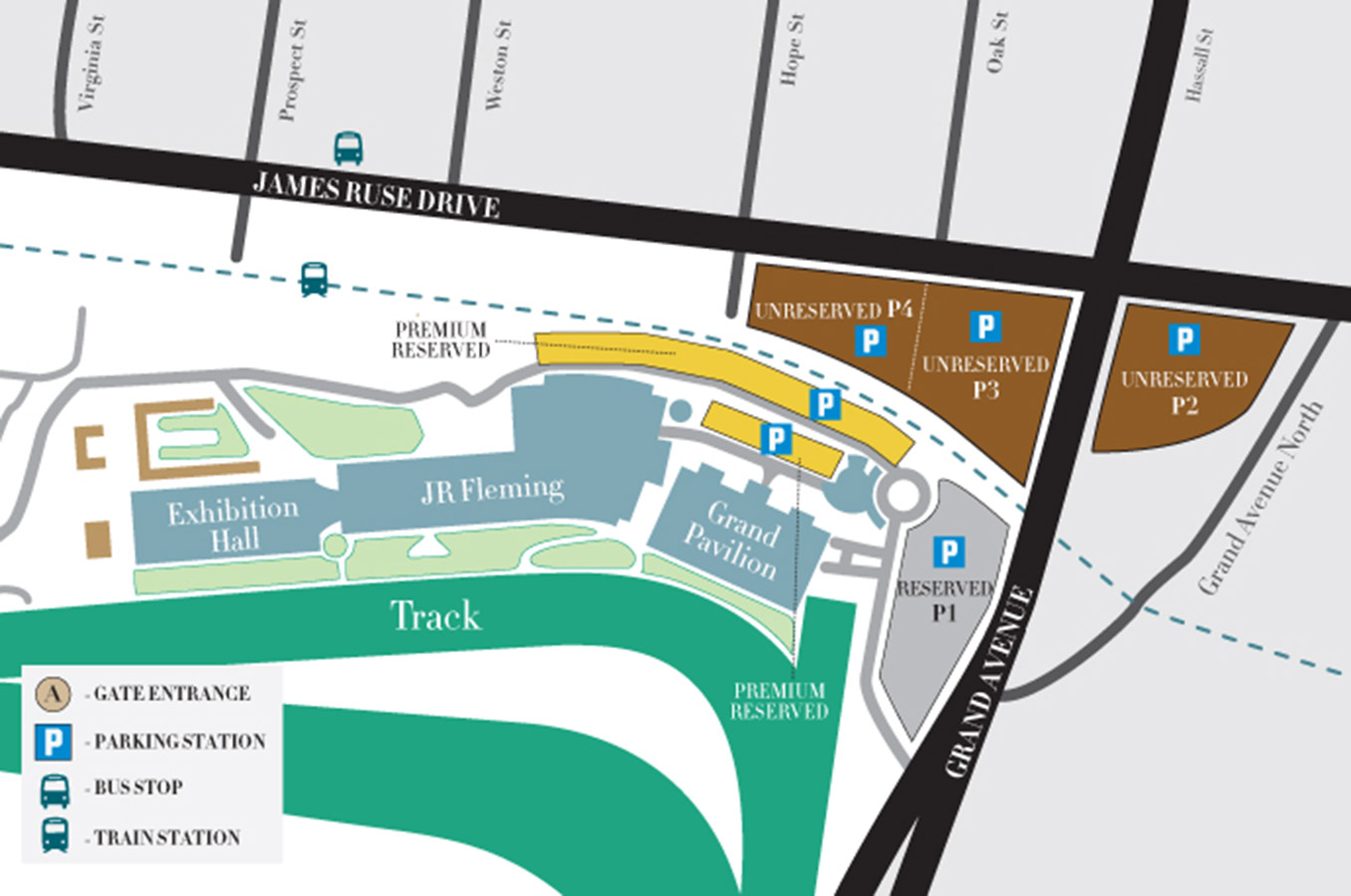 Rosehill Gardens Racecourse Parking Map | Rosehill, NSW, Australia | APX Hotels Apartments | near APX Parramatta