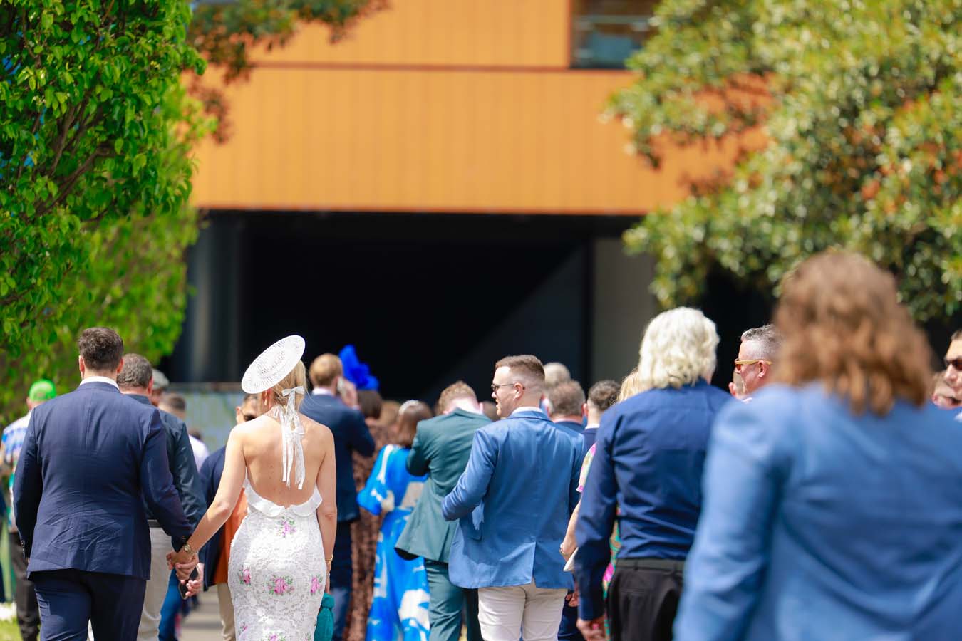 Guests entering Royal Randwick